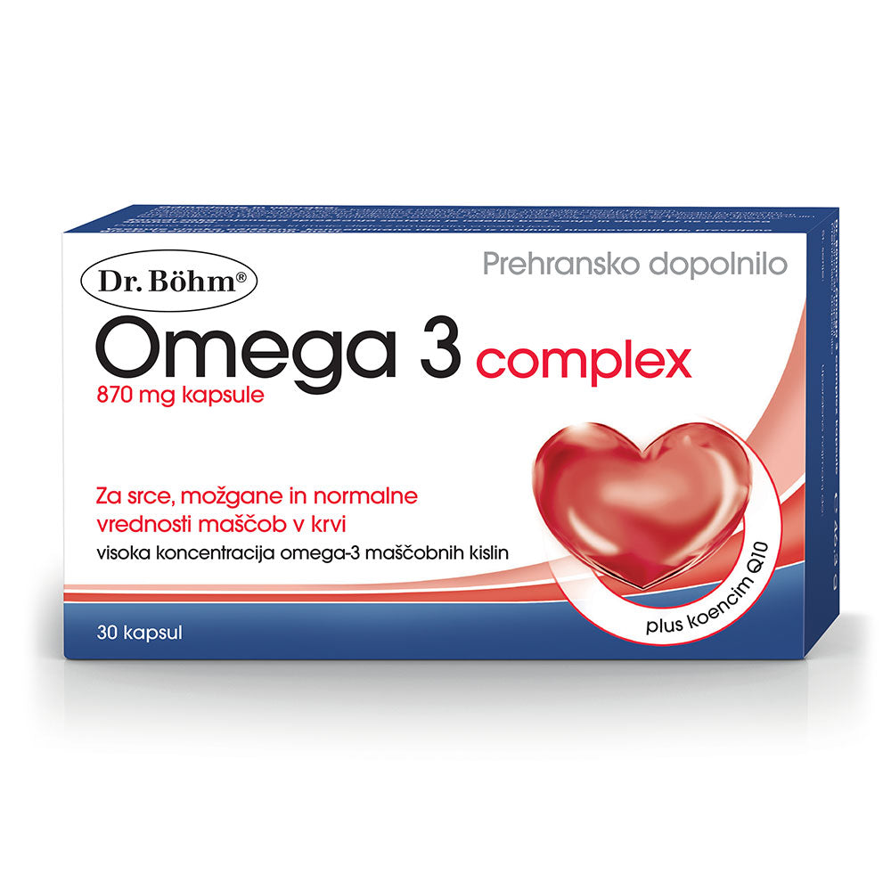 Dr. Böhm Omega 3 kompleks, kapsule (30 kapsul)